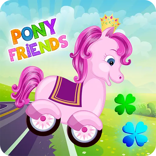 Pony games for girls, kids icon