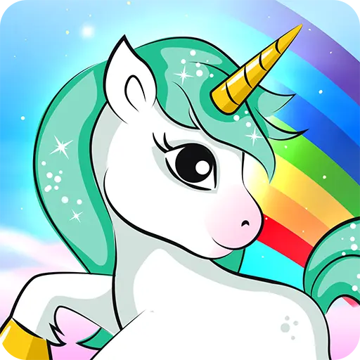 Unicorn games for kids icon