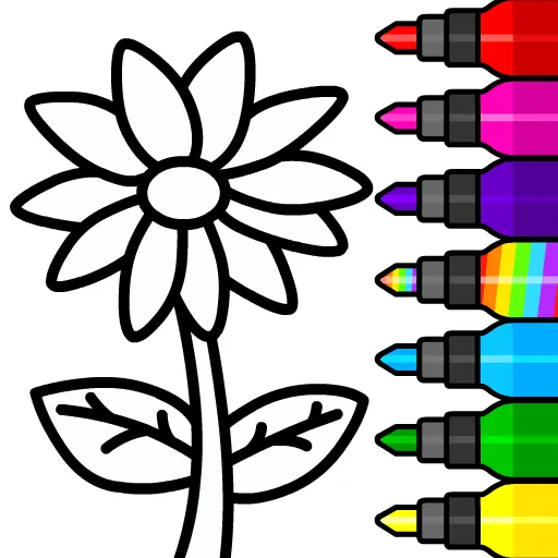 Kids Drawing & Coloring Book icon