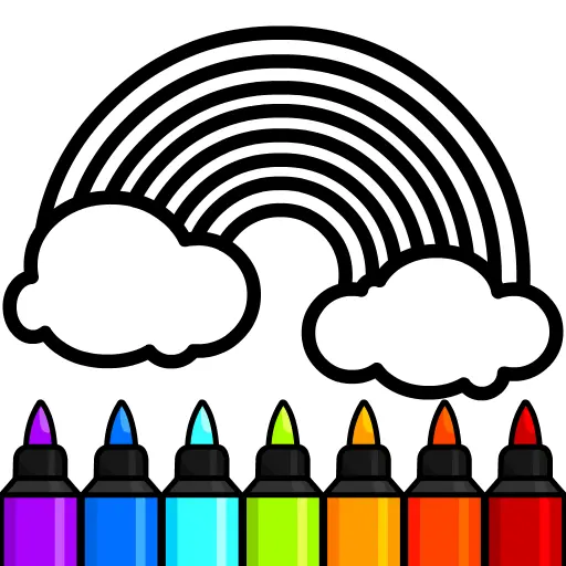 Coloring Games for Kids: Color icon