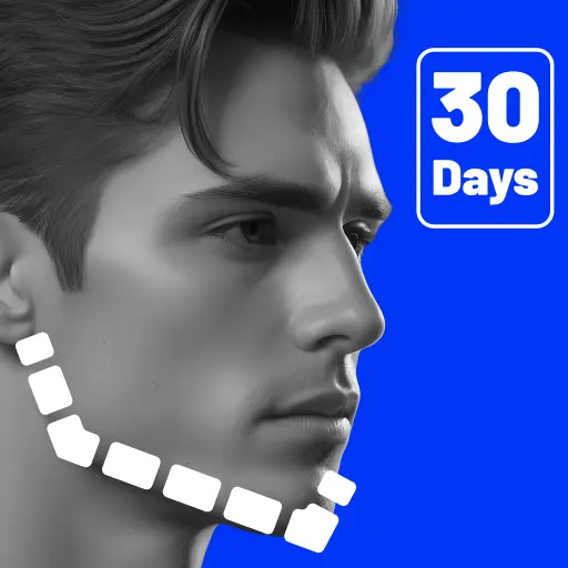 Jawline exercises and mewing icon