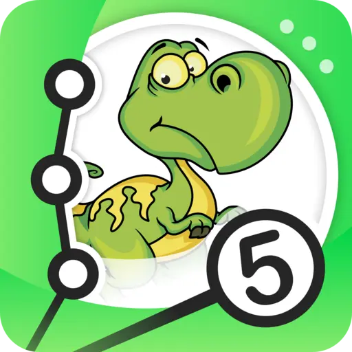 Dino Dot-to-Dot Coloring icon