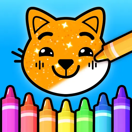 Coloring Book Games & Drawing icon