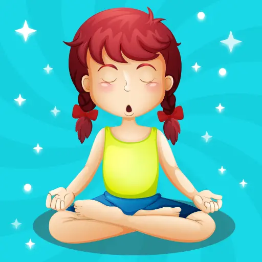 Yoga for kids workout icon