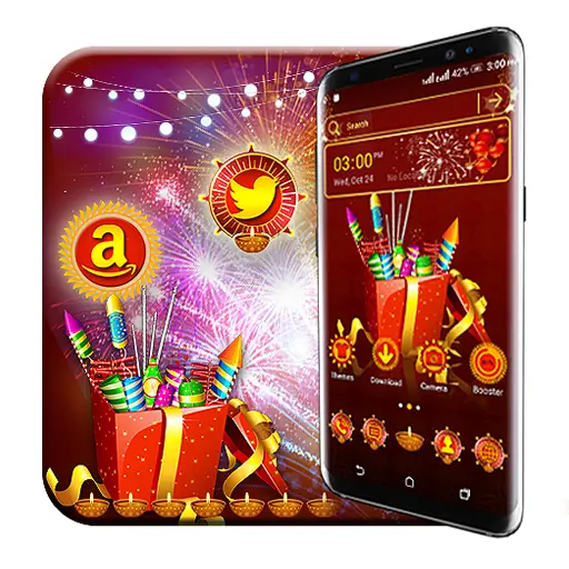 Diwali Crackers Launcher Theme icon