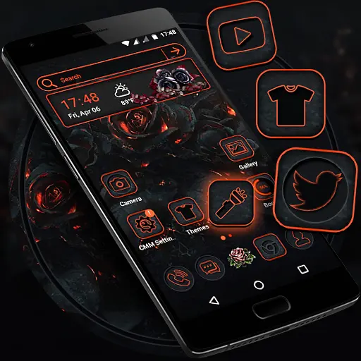 Gothic Rose Launcher Theme icon