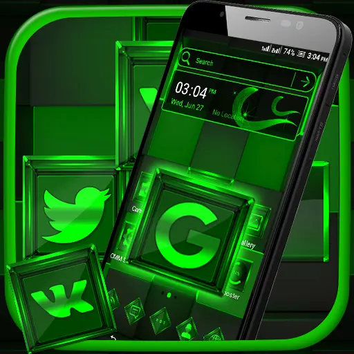 Green Light Launcher Theme icon