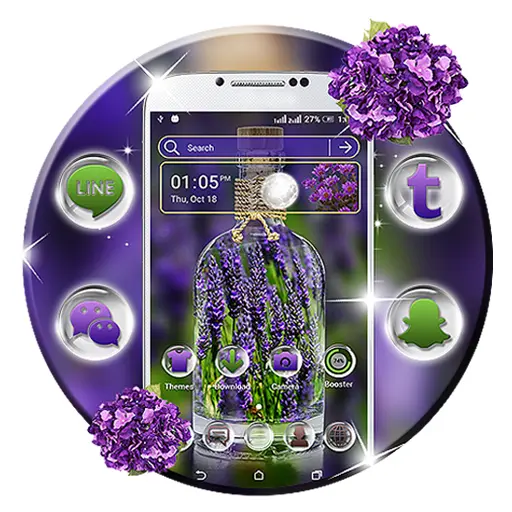 Lavender Launcher Theme icon