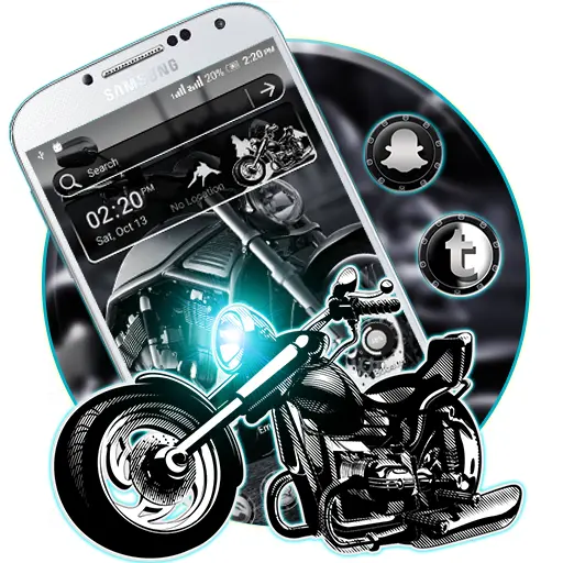 Motorbike Launcher Theme icon