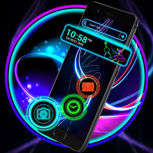 Neon Launcher Theme icon