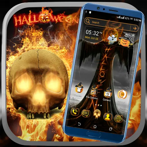 Scary Halloween Launcher Theme icon