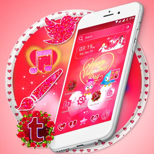 Valentine Day Launcher Theme icon