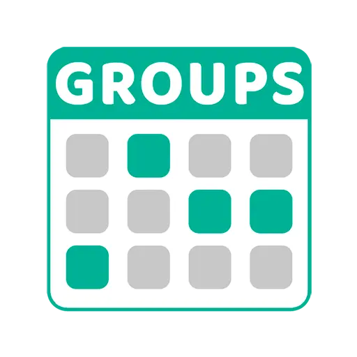 GROUPS work & family calendar icon