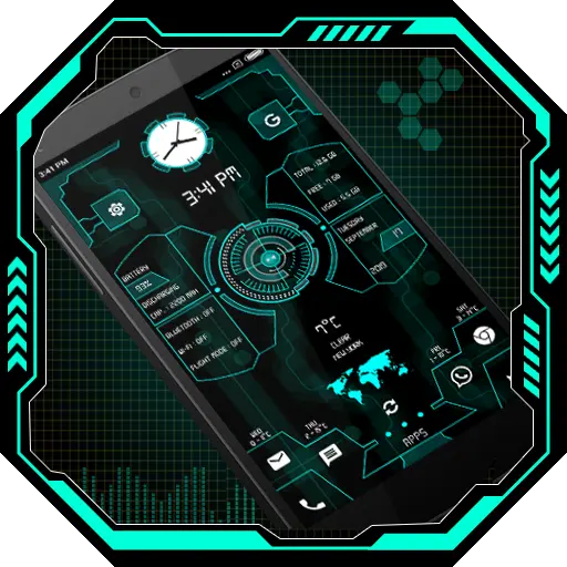 Eye catching launcher, Applock icon