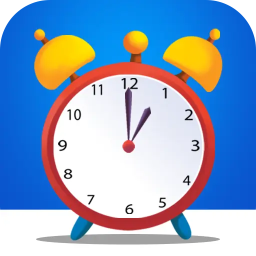 Learn clock and time icon