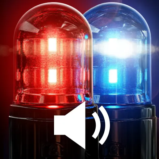 Loud Police Siren Police Light icon