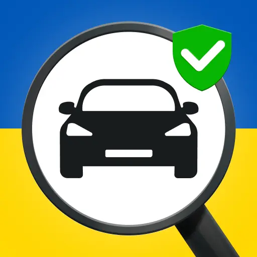 Car check by license plate icon