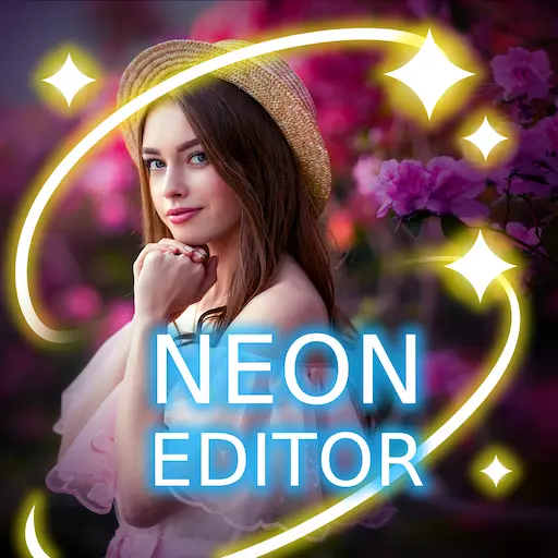 Neon Crown Photo Editor icon