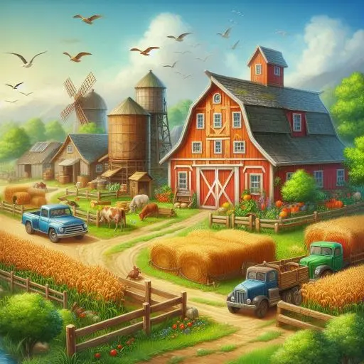 Country Farm Color by Number icon