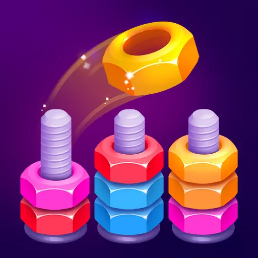 Nut Craze: Color Sorting Game icon