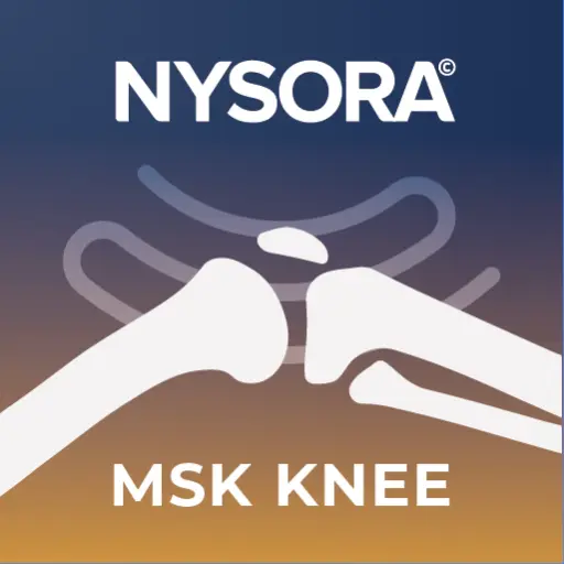 NYSORA MSK US Knee App icon