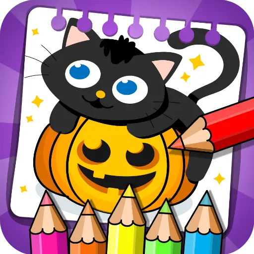 Halloween - Coloring & Games icon