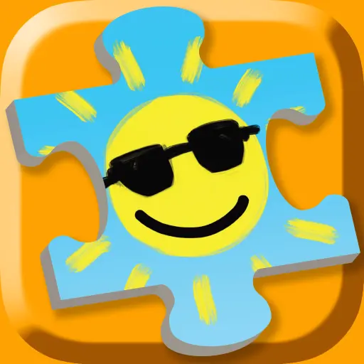 Weather Puzzles for Kids- Gold icon