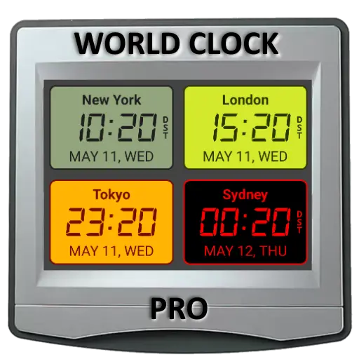 World Clock Pro Multi Digital icon