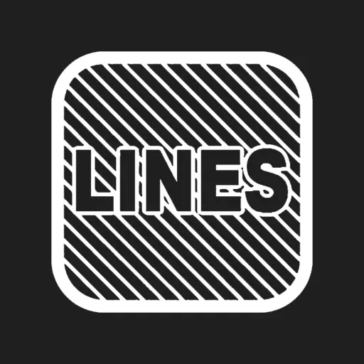 Lines Square - White Icon Pack icon