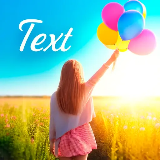 Write Text On Photo & quotes icon