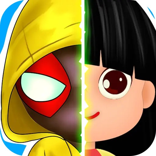 Superhero dentist doctor icon