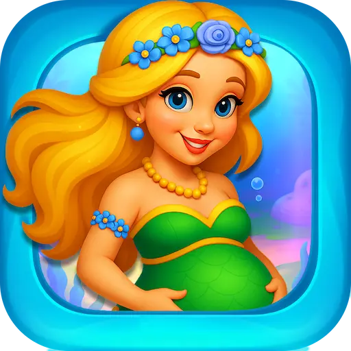 mermaid daycare icon