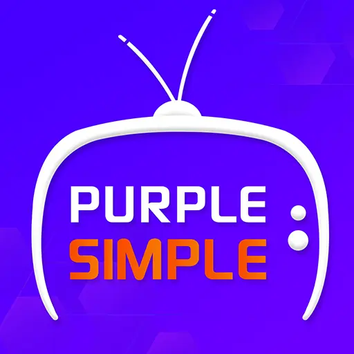 Purple Simple - IPTV Player icon