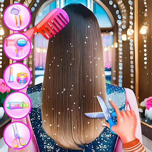 Magic Rainbow Braid Hair Salon icon