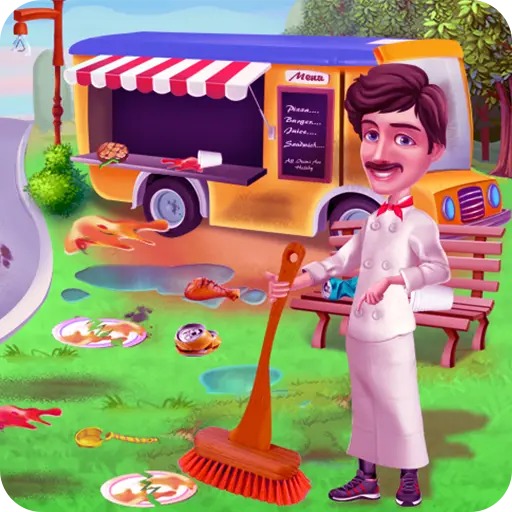 Food Truck Cooking & Cleaning icon