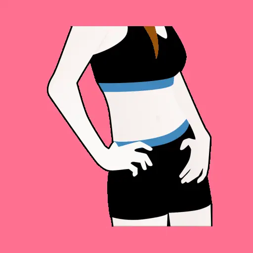 Female Fitness Belly Legs Butt icon