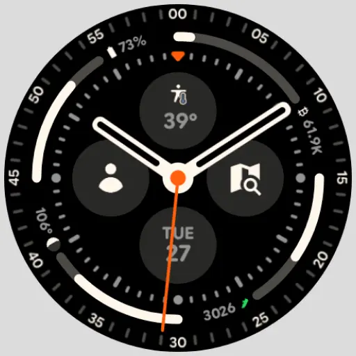 Pixel 3's Arcs Field Watchface icon