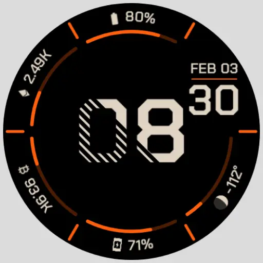 Honeycomb Digital Watch Face icon
