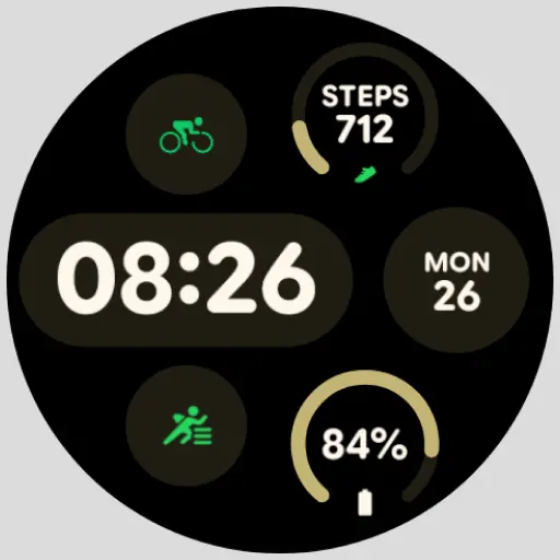 Pixel 3's Active Watch Face icon