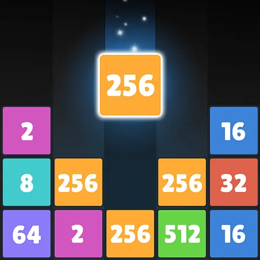 Drop Number : Neon 2048 icon