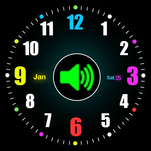 Speak Clock Smart Watch AOD icon