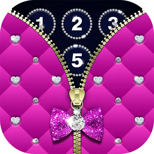 Diamond Zipper Lock Screen icon