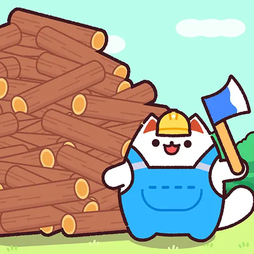 Lumbercat: Cute Idle Tycoon icon