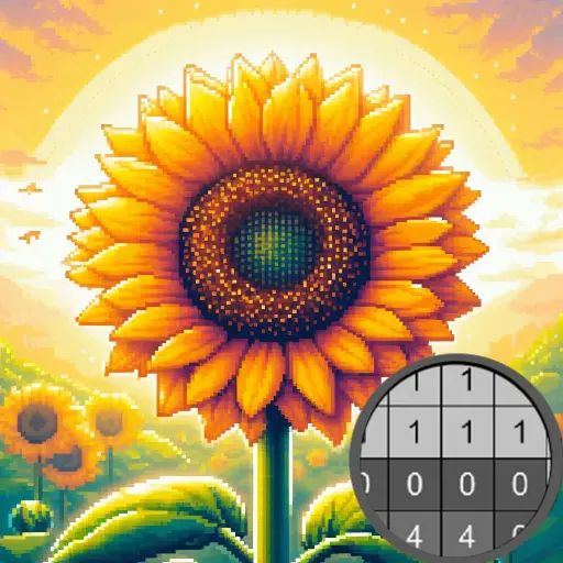 Flowers Pixel Art Book icon