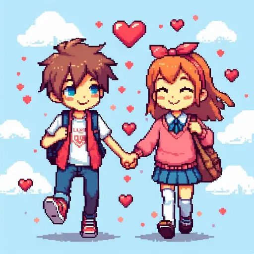 Valentine Love Pixel Artbook icon