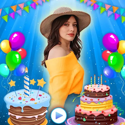 Birthday Video Maker with Song icon