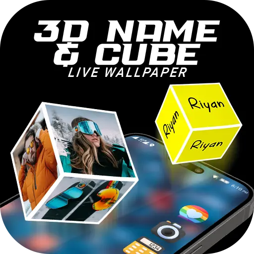 3D Name & Photo Live Wallpaper icon