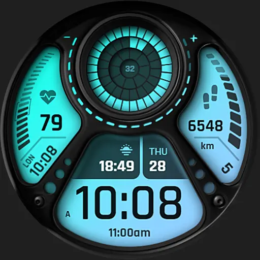 S4U EYE2 - digital watch face icon