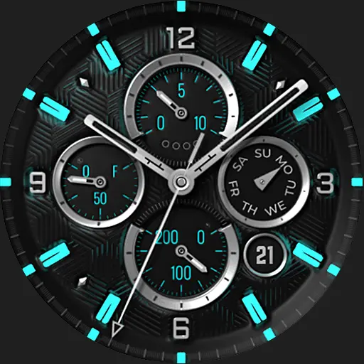 S4U Luxe SP silver watch face icon