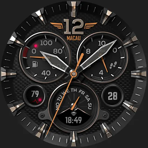 S4U Macau Pilot watch face icon